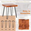 Square Reclaimed Recycled Indonesia Teak Wood End Table by LJGDeals