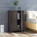 Bathroom Floor Storage Double Door Cupboard Cabinet by LJGDeals