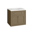 James Martin Chicago 30" Single Bathroom Vanity, Walnut Whisper