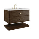 James Martin Allamari 36" Floating Single Bathroom Vanity, Sable