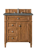 James Martin Brittany 30" Single Bathroom Vanity, Saddle Brown