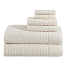Cotton Diamond Waffle Weave Bath Towel Set - Grayson Collection by Great Bay Home