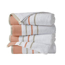 Decorative Cotton Stripe Bath Towel Set - Noelle Collection by Great Bay Home