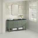 James Martin Breckenridge 60" Single Bathroom Vanity, Smokey Celadon