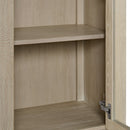 James Martin Breckenridge Linen Cabinet, Whitewashed Oak