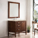 James Martin Addison 36" Single Bathroom Vanity, Mid-Century Acacia