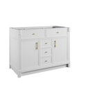 James Martin Bellshire 48" Single Bathroom Vanity, Bright White