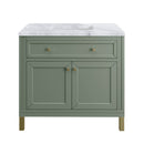 James Martin Chicago 36" Single Bathroom Vanity, Smokey Celadon