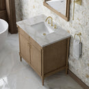 James Martin Kinnsden 36" Single Bathroom Vanity, Weathered Oak