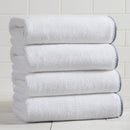 Cotton Border-Stitched 6-Piece Towel Set - Valery Collection by Great Bay Home