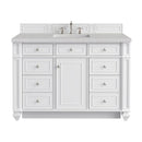 James Martin Bristol 48" Single Bathroom Vanity, Bright White