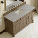 James Martin Brookfield 60" Single Bathroom Vanity, Pecan