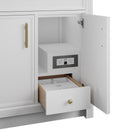James Martin Bellshire 84" Single Bathroom Vanity, Bright White
