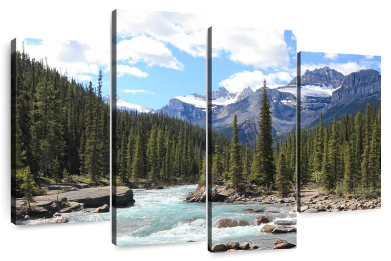 Rocky Mountains River Wall Art