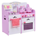 Kids Wooden Kitchen Toy Strawberry Pretend Cooking Playset by LJGDeals