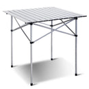 Roll Up Portable folding Camping Aluminum Picnic Table by LJGDeals