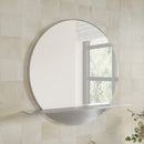 James Martin Platform 24" Mirror, Brushed Nickel