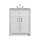James Martin Bellshire 30" Single Bathroom Vanity, Bright White