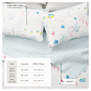 Colorful Coastal Seascape Quilt Set - Ryanne Collection by Great Bay Home