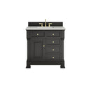 James Martin Brookfield 36" Single Bathroom Vanity, Black Onyx