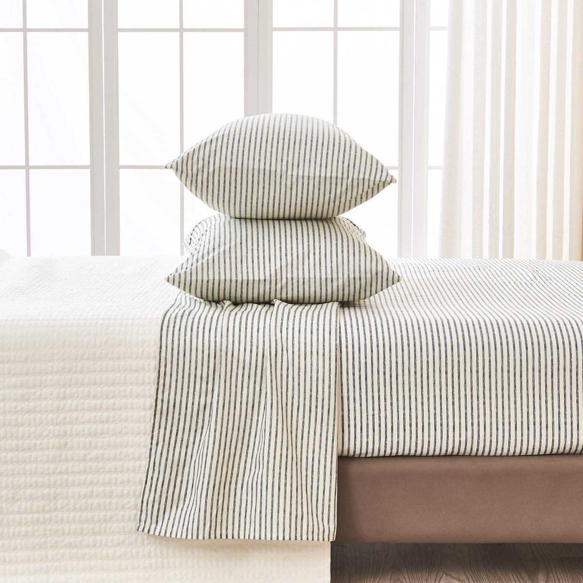 Striped Sheet Set - Evette Collection, photo 6 of 40