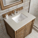 James Martin Bristol 30" Single Bathroom Vanity, Saddle Brown