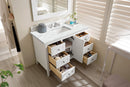 James Martin Palisades 48" Single Bathroom Vanity, Bright White
