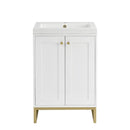 James Martin Chianti 24" Single Bathroom Vanity, Glossy White