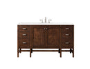 James Martin Addison 60" Single Bathroom Vanity, Mid-Century Acacia
