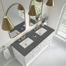 James Martin Breckenridge 60" Double Bathroom Vanity, Bright White