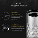 Paragon Stainless Steel Champagne Flute in Obsidian by Viski