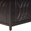 Aluminum 42-in Square Propane Fire Table with Beads, Covers and Lid