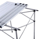 Roll Up Portable folding Camping Aluminum Picnic Table by LJGDeals