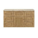 James Martin Laurent 48" Dual Mount Single Bathroom Vanity, Light Natural Oak