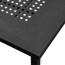 Traditional Outdoor Aluminum 95-in Rectangle Large Patio Dining Table