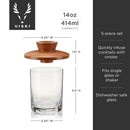 Alchemi Single Serve Smoked Cocktail Kit by Viski