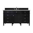 James Martin Brittany 60" Single Bathroom Vanity, Black Onyx