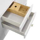 James Martin Myrrin 72" Double Bathroom Vanity, Bright White
