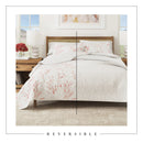 Floral Quilt - Sakura Collection by Great Bay Home