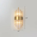 GobekUsa K9 Crystal Wall Sconce Postmodern 2-Light for Living Room