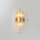 GobekUsa K9 Crystal Wall Sconce Postmodern 2-Light for Living Room