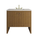 James Martin Hudson 36" Single Bathroom Vanity, Honey Oak