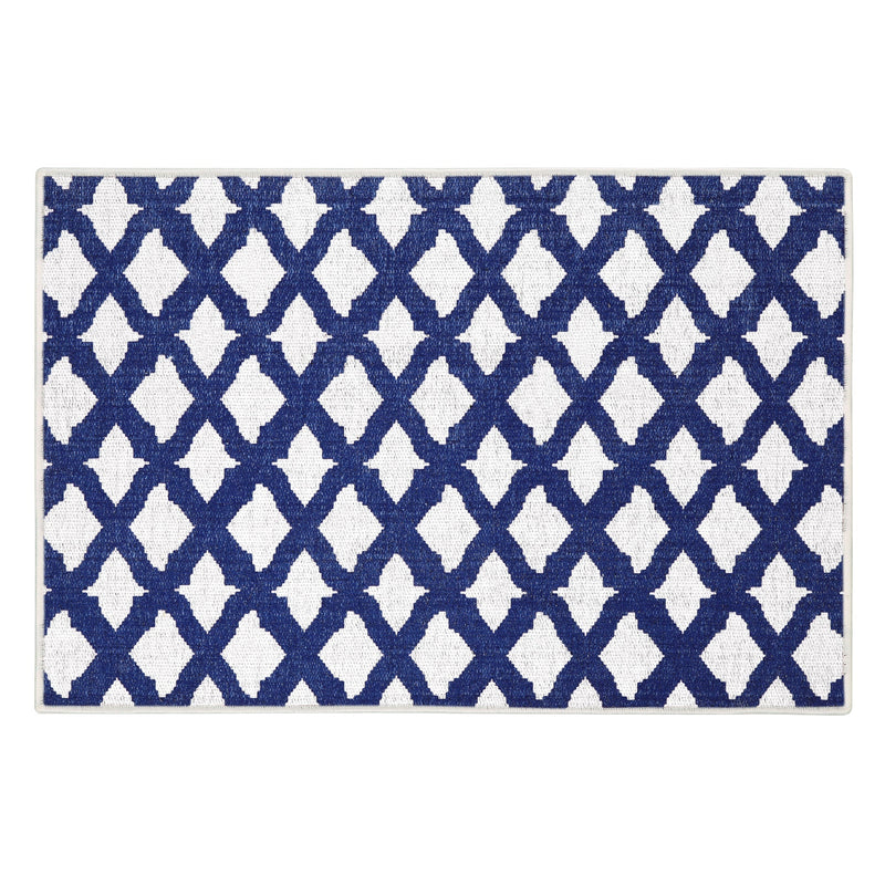 Sussexhome Floral Collection 2 x 3 Foot Heavy Duty Low Pile  Landing Rug Runner