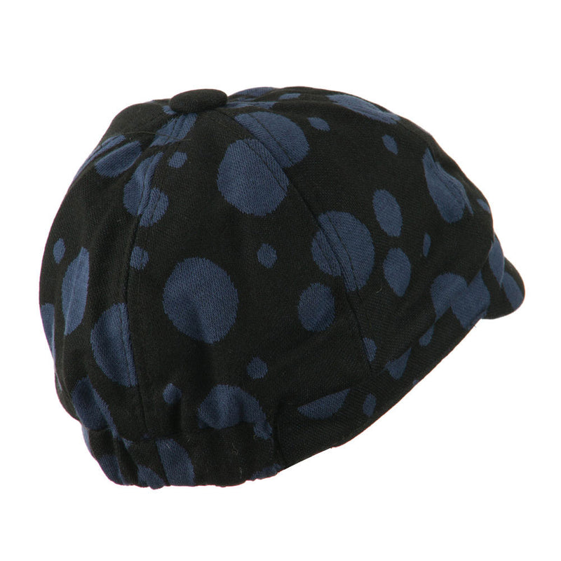 Girl's Polka Dots Elastic Cabby Cap