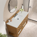 James Martin Malibu 60" Single Bathroom Vanity, Amber Birch