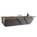 Maverick · Standing L-Shaped Executive Desk, Adjustable Height by Arc Grove