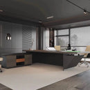 Maverick · Standing L-Shaped Executive Desk, Adjustable Height by Arc Grove