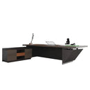 Maverick · Standing L-Shaped Executive Desk, Adjustable Height by Arc Grove