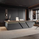 Maverick · Standing L-Shaped Executive Desk, Adjustable Height by Arc Grove