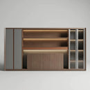 Kaelios · Office Shelves w/ Lighting & Storage by Arc Grove